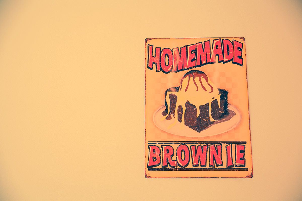 Editorial session for caffe "Homemade Brownie"